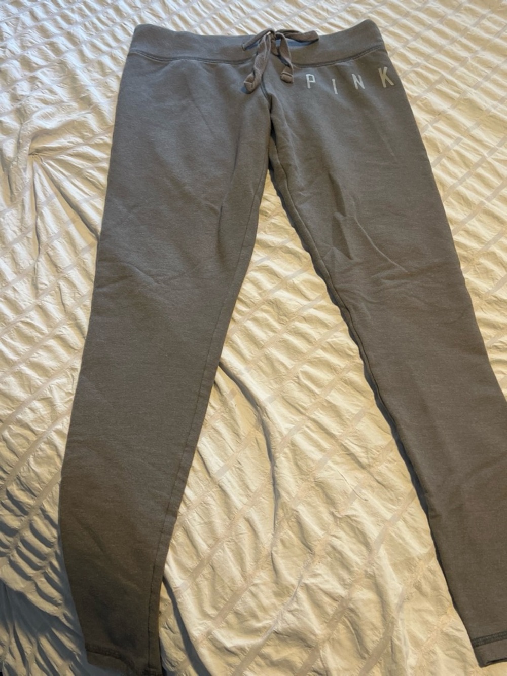 PINK Victoria's Secret Heather soft drawstring sweatpants